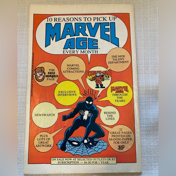 Vintage 1980’s Marvel Age Comic Book - Picture 2 of 2